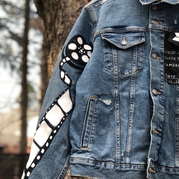 Denim Jean Jacket. Size XL - Picture 9 of 9